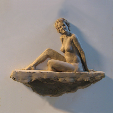 Seated Gray Clay